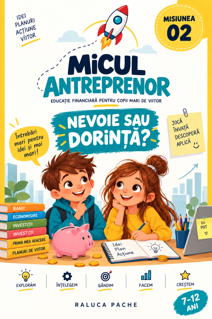 Micul Antreprenor – Misiunea 02: Nevoie sau dorință?
