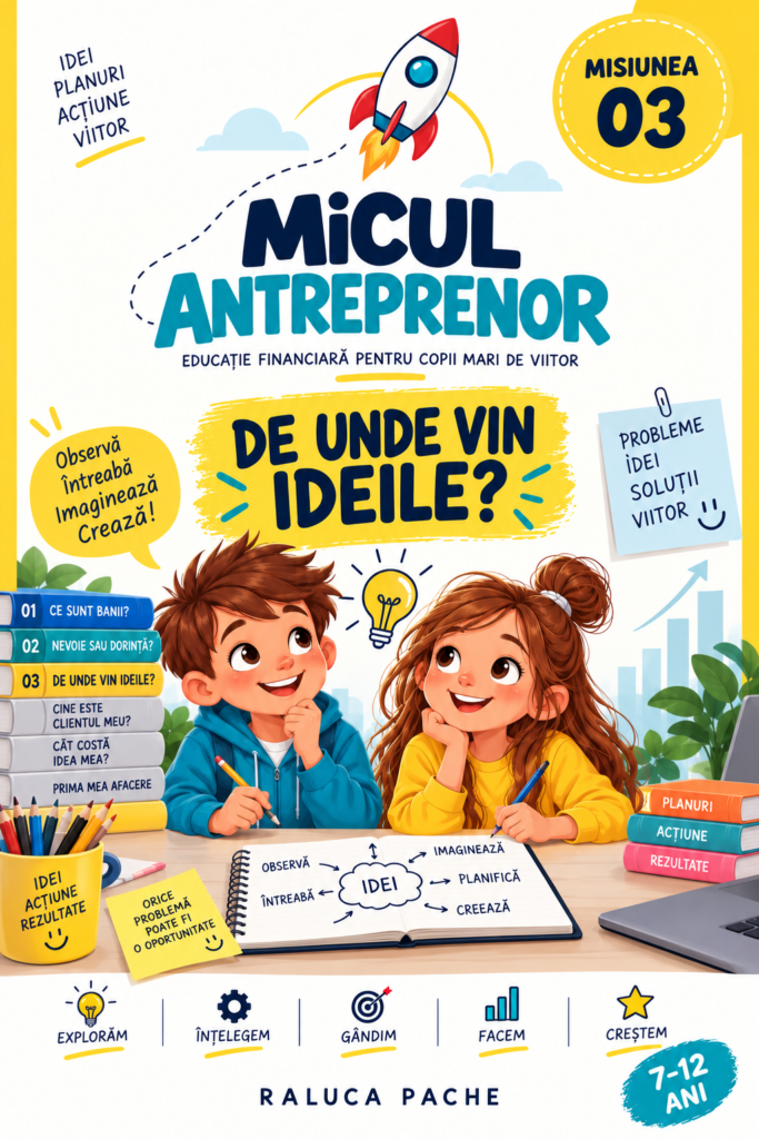 Micul Antreprenor – Misiunea 03: De unde vin ideile?