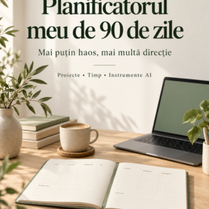 Planificatorul meu de 90 de zile — Mai puțin haos, mai multă direcție | PDF cu prompturi AI