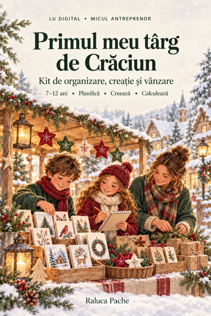 Primul meu târg de Crăciun – Micul Antreprenor | Kit PDF