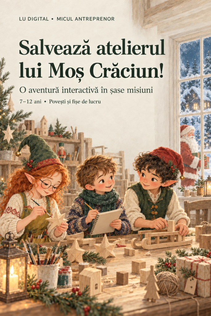 Salvează atelierul lui Moș Crăciun! – Micul Antreprenor | PDF interactiv