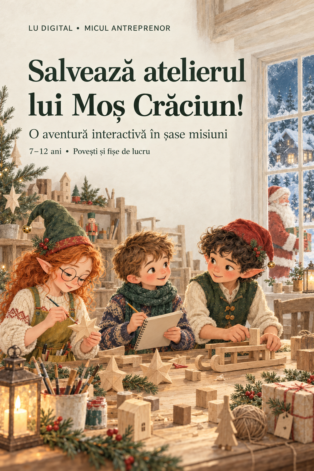 Copertă Salvează atelierul lui Moș Crăciun