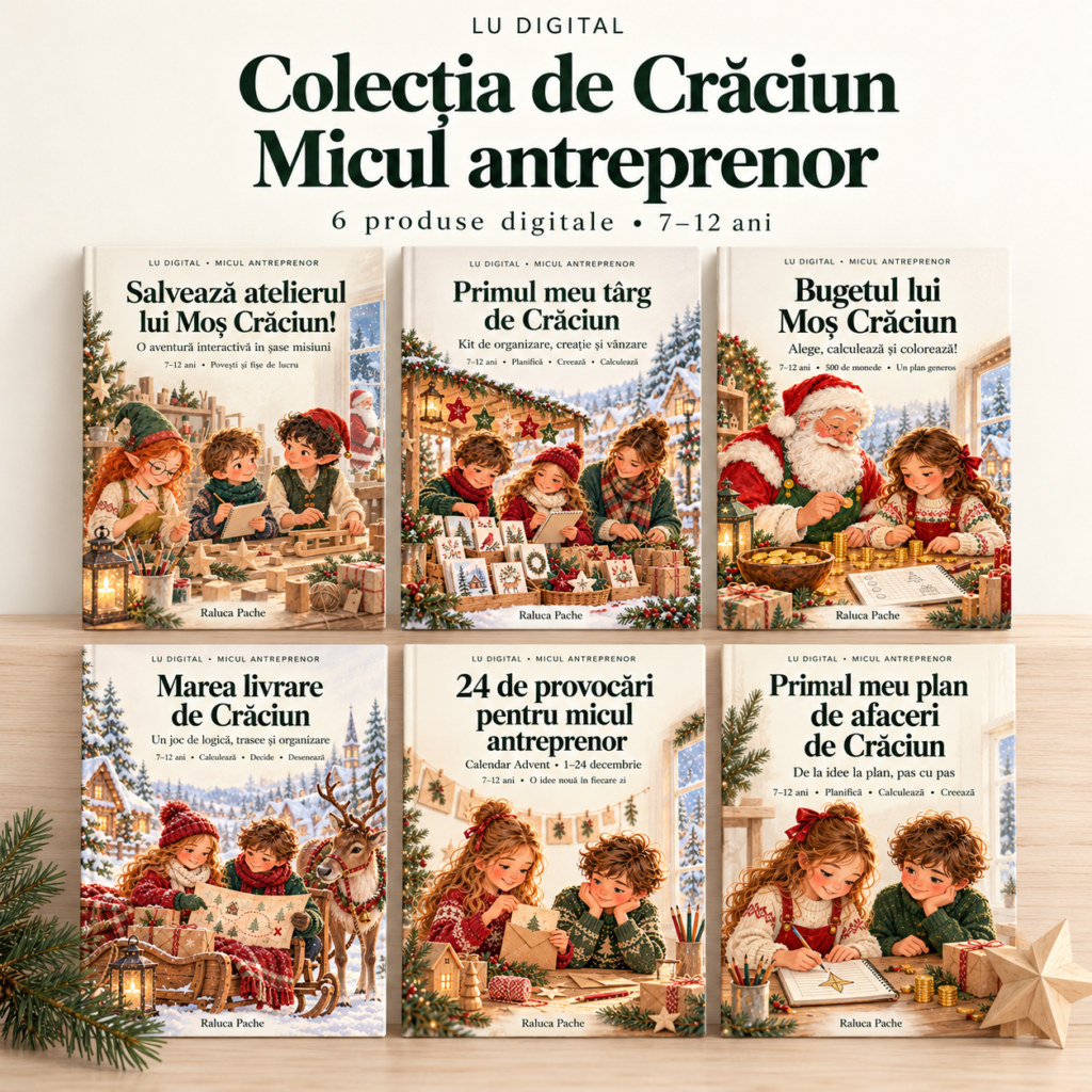 Micul Antreprenor – Colecția completă de Crăciun | 6 produse PDF